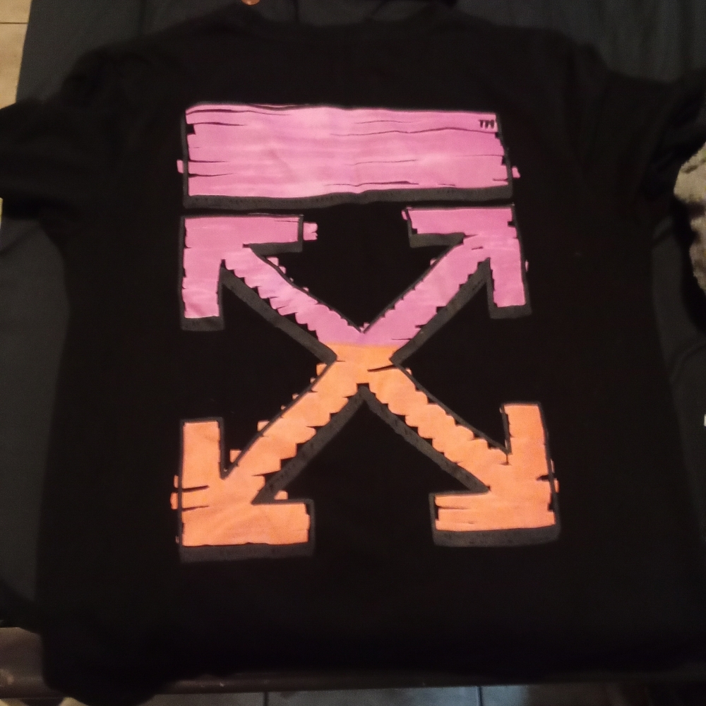 OFF WHITE Gradient arrow tee shirt